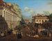 Rue Miodowa à Varsovie - Bernardo Bellotto — näkymä teoksesta