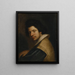 Portrait d'un homme portant une fraise - Bernardo Strozzi — kehystetty taideteos seinällä