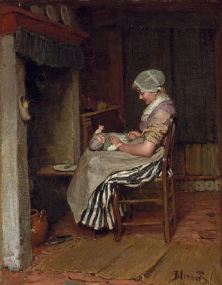 Bernardus Johannes Blommers - A Tender Moment.webp