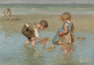 Bernardus Johannes Blommers - A day at the beach.webp
