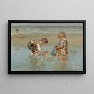 Bernardus Johannes Blommers - A day at the beach.webp
