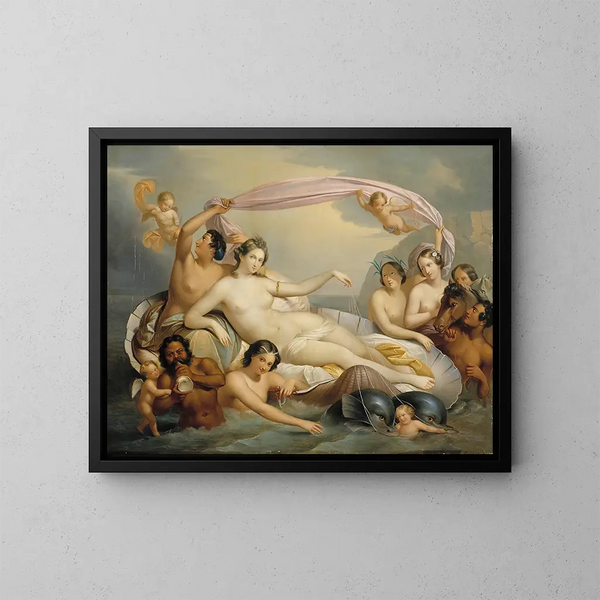 Le Triomphe de Galatée - Berndt Abraham Godenhjelm — kehystetty taideteos seinällä