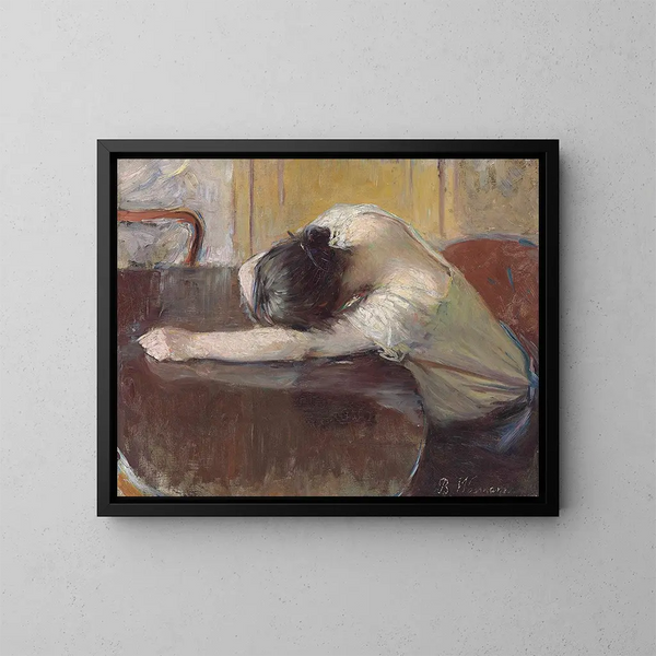 Désespoir - Bertha Wegmann — kehystetty taideteos seinällä