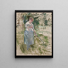 Faneuse - Berthe Morisot — kehystetty taideteos seinällä