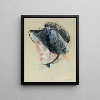 Berthe Morisot - Jeannie en chapeau de velours.webp