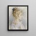Portrait de Blanche Pontillon - Berthe Morisot — kehystetty taideteos seinällä