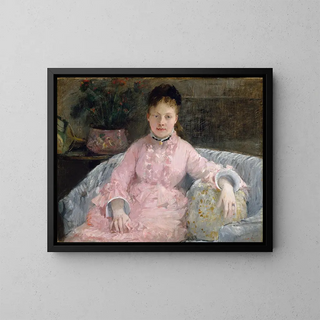 Berthe Morisot - The Pink Dress AlbertieMarguerite Carr later Madame FerdinandHenri Himmes 18541935.webp
