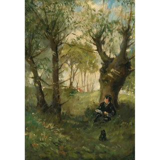 Vanhat polut, Auvers - Berthe Morisot — näkymä teoksesta