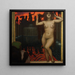 Bethsabée-maalaus - Franz von Stuck — kehystetty taideteos seinällä