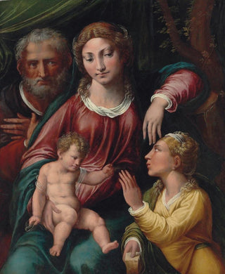 Le mariage mystique de sainte Catherine - Biagio Pupini — näkymä teoksesta
