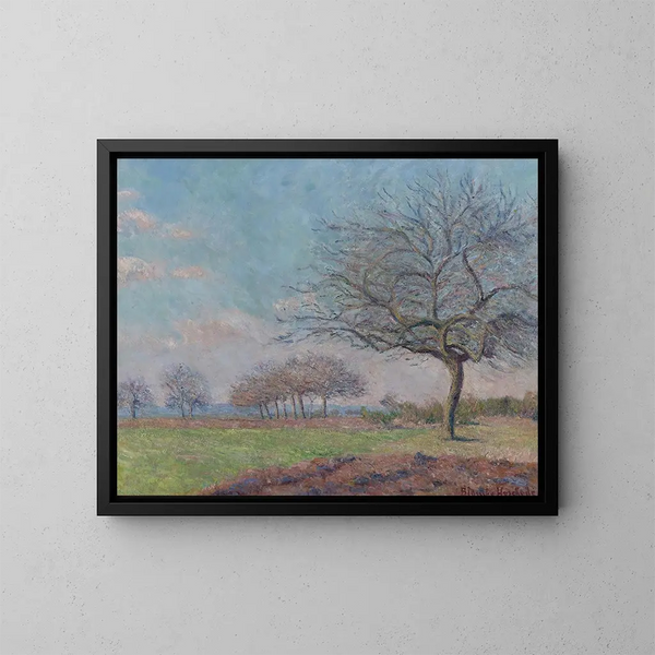 Giverny - Blanche Hoschedé-Monet — kehystetty taideteos seinällä