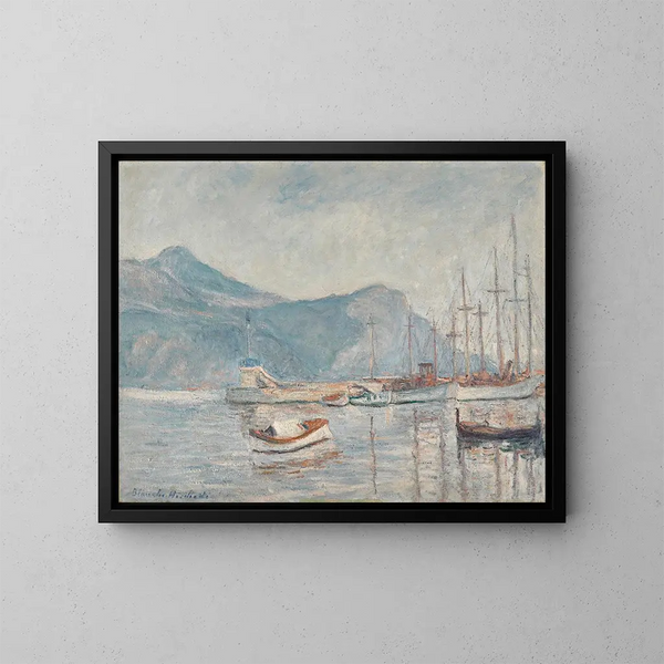 Järvi - Blanche Hoschedé-Monet — kehystetty taideteos seinällä