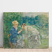 Maalauksen jäljennös Bois de Boulogne - Berthe Morisot