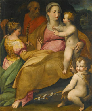 Bolognese School - The Mystical Marriage Of Saint Catherine.webp