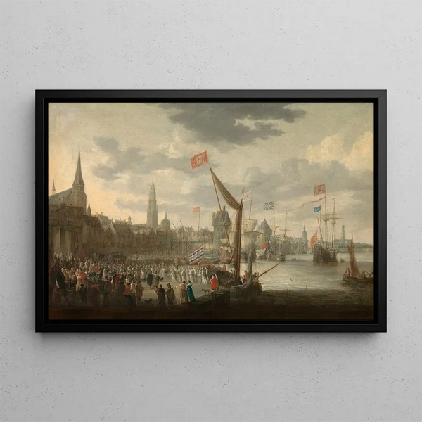 Bonaventura Peeters the Elder - Reception of the White Monks by the Magistrate and the Notables of the City of Antwerp.webp