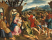 Adoration des bergers - Bonifacio Veronese — näkymä teoksesta