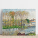 Maalauksen jäljennös Bords du Loing à Moret - Camille Pissarro