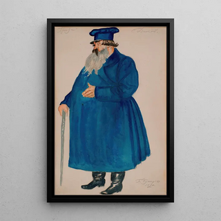 Boris Kustodiev - Costume Design for the Merchant Dikoy from Alexander Ostrovskys Play The Storm.webp