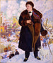 Fiodor Chaliapinen muotokuva - Boris Kustodiev — näkymä teoksesta