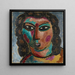 Ruskeat kiharat - Alexej von Jawlensky — kehystetty taideteos seinällä