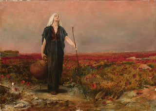 Bruno Piglhein - Blind woman in the field.webp
