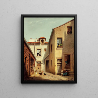 C Bussilliet - Intrieur de cour Mnilmontant.webp