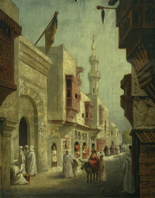 C La Rue du Caire - Maalaus vuoden 1889 näyttelyssä - C Bussilliet — näkymä teoksesta