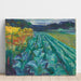 Maalauksen jäljennös Cabbage Field - Edvard Munch