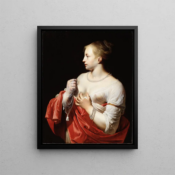 Caesar Van Everdingen - Female Figure Possibly Lucretia.webp