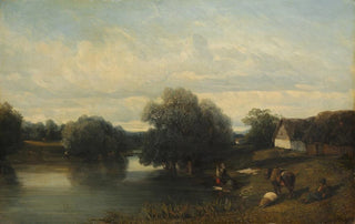 Camille Flers - Cottage by the River with Washerwomen.webp