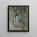 Conversation - Camille Pissarro — kehystetty taideteos seinällä