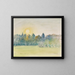 Eragny - Camille Pissarro — kehystetty taideteos seinällä