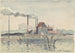 Pontoisen Oisen tehdasmaalaus - Camille Pissarro — näkymä teoksesta