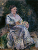 Julie Pissarro au jardin - Camille Pissarro — näkymä teoksesta