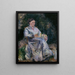 Julie Pissarro au jardin - Camille Pissarro — kehystetty taideteos seinällä