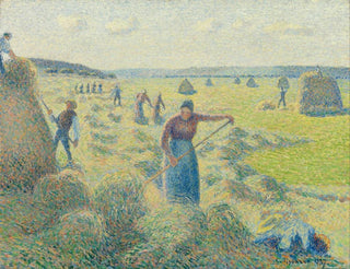 La Récolte des Foins - Camille Pissarro — näkymä teoksesta