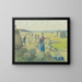 La Récolte des Foins - Camille Pissarro — kehystetty taideteos seinällä