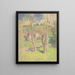 Maisema - Camille Pissarro — kehystetty taideteos seinällä