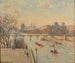 Le Louvre - Camille Pissarro — näkymä teoksesta