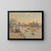 Le Louvre - Camille Pissarro — kehystetty taideteos seinällä