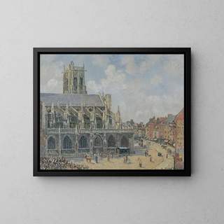 Camille Pissarro - Lglise SaintJacques  Dieppe Matin Soleil.webp