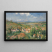 Pontoisen L'ermitage-maalaus - Camille Pissarro — kehystetty taideteos seinällä