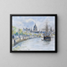 Cathédrale Saint-Paul de Londres - Camille Pissarro — kehystetty taideteos seinällä