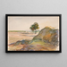 Maisemamaalaus Éragnyssä - Camille Pissarro — kehystetty taideteos seinällä