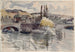 Pont Corneille -maalaus Rouenissa - Camille Pissarro — näkymä teoksesta
