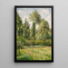 Erägnyn poppelit - Camille Pissarro — kehystetty taideteos seinällä