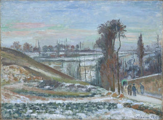 Camille Pissarro - Snowy Landscape near lHermitage.webp