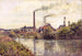 Pontoisen tehdas - Camille Pissarro — näkymä teoksesta