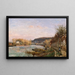 La Seine à Bougival - Camille Pissarro — kehystetty taideteos seinällä