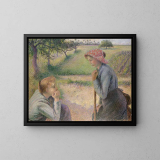 Camille Pissarro - Two Young Peasant Women.webp